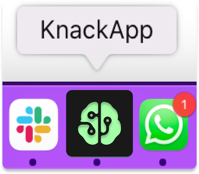 KnackApp Slick desktop app